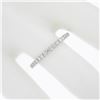 Image 5 : Solid 18k White Gold .59 ctw Round Brilliant Prong Set Diamond Eternity Band Rin
