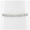 Image 9 : Solid 18k White Gold .59 ctw Round Brilliant Prong Set Diamond Eternity Band Rin