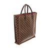 Image 2 : Louis Vuitton Brown Damier Ebene Canvas Sac Plat Tote Bag