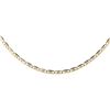 Image 2 : 24 Inch Valentino Chain - 14KT Yellow, Rose, and White Gold