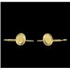 Image 1 : 14KT Yellow Gold Shirt Studs