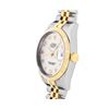 Image 3 : Rolex Mens Two Tone Sapphire Quickset Cream Arabic Dial Datejust With Rolex Box