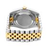 Image 8 : Rolex Mens Two Tone Sapphire Quickset Cream Arabic Dial Datejust With Rolex Box