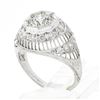 Image 9 : Vintage Platinum 1.21 ctw GIA Old European Diamond Dome Filigree Engagement Ring