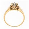 Image 8 : Antique Victorian 18k Gold 0.65 ctw Old Mine Prong Set Diamond Engagement Ring