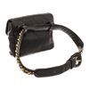 Image 3 : Chanel Black Quilted Leather Waist Clutch Bag