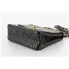 Image 4 : Chanel Black Quilted Lambskin Leather CC Square Medium Flap Shoulder Bag