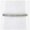 Image 2 : Antique Solid Platinum .50 ctw Channel Old Diamond Eternity Stackable Band Ring