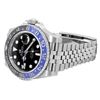 Image 4 : Rolex Mens Stainless Steel Batgirl GMT Master 2 With Rolex Box And Card