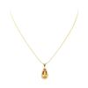 Image 2 : 6.00 ctw Imperial Topaz And Diamond Pendant & Chain - 18KT Yellow Gold