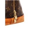 Image 6 : Louis Vuitton Brown Monogram Canvas Leather Alma Satchel Bag