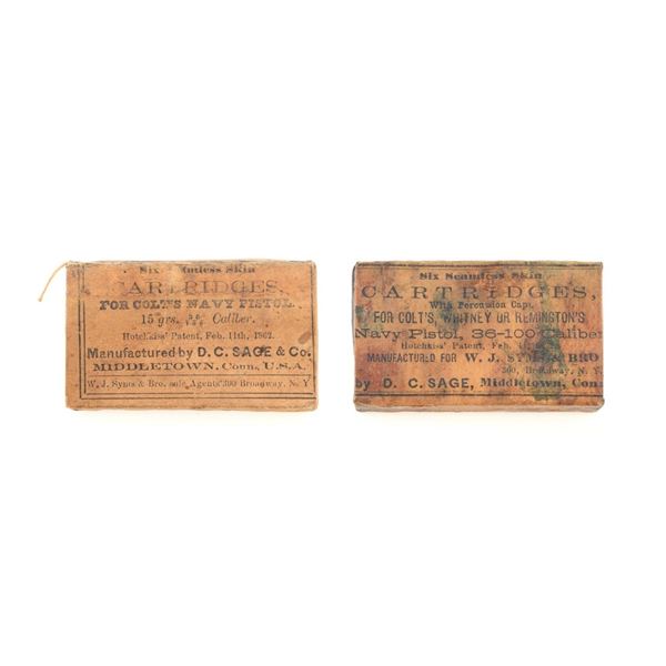 Lot of Two (2) Packets of .36 Caliber Skin Cartridges