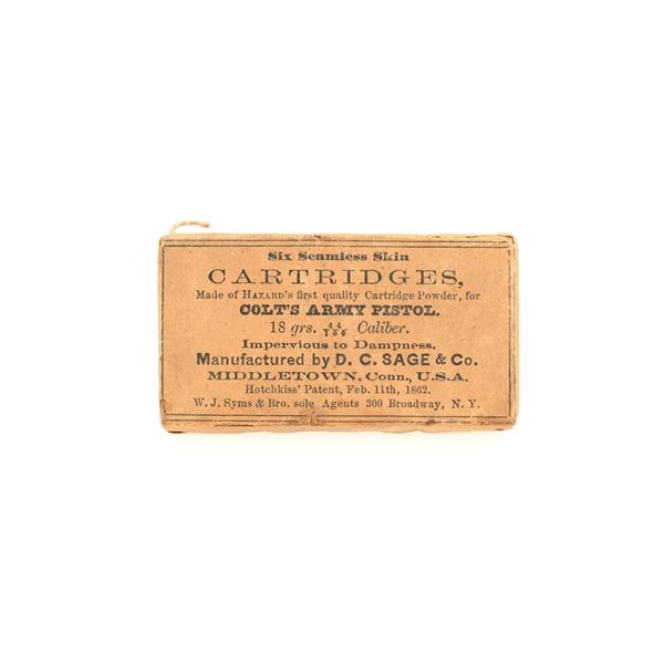 Unopened Packet of .44 Caliber Skin Cartridges