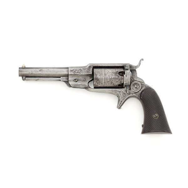 Scarce Engraved Remington-Beals 3rd Model Pocket Revolver