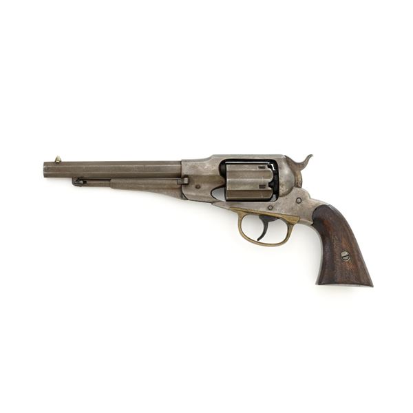 Scarce Remington-Rider New Model Double Action Belt Percussion Revolver with Fluted Cylinder