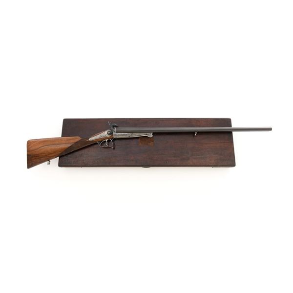 Antique French Pinfire Underlever Side-by-Side Shotgun