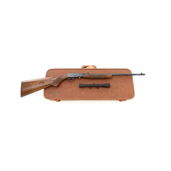 Belgian Browning Model SA-22 Grade I Semi-Automatic Rifle with Browning Scope & Case