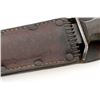 Image 8 : U.S. WWII Blade Marked Utica Cutlery U.S. M3 Trench Knife and Scabbard,
