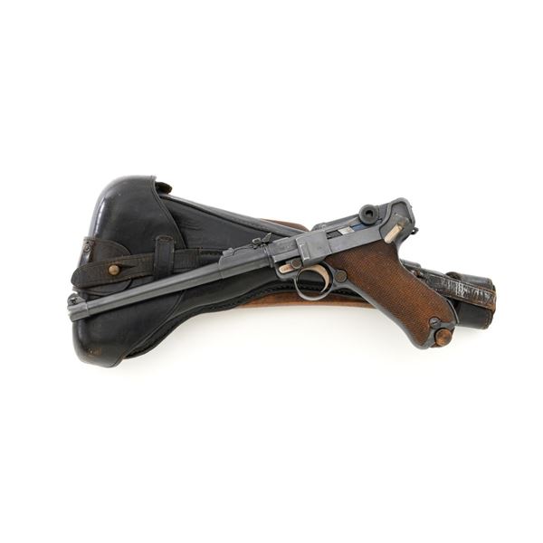 WWI 1917 Dated DWM Artillery Luger with Stock, Holster, and Tools