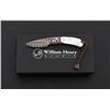 Image 1 : William Henry Model B09-WMPC Kestrel Button Lock Folding Knife