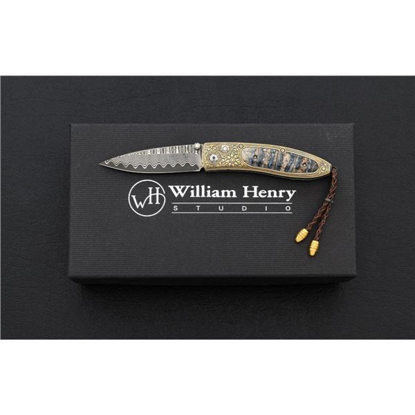One of 50 William Henry Model B05 Venice Button Lock Folding Knife
