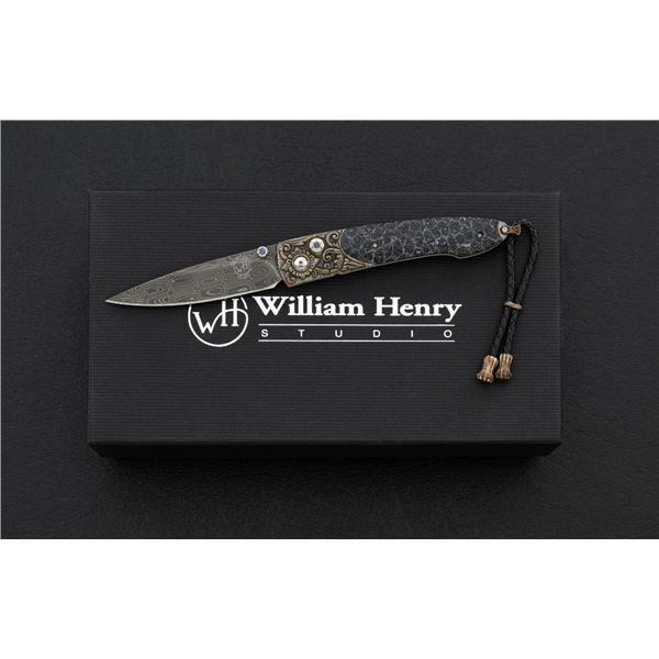 One of 100 William Henry Model B10 Coral Ridge Button Lock Folding Knife