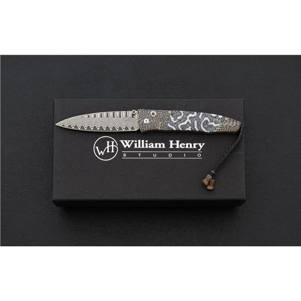 One of 100 William Henry Model B30 Archipelago Button Lock Folding Knife