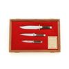 Image 1 : Set of Three (3) Matching Numbered Kershaw Hand Forged Solingen Knives