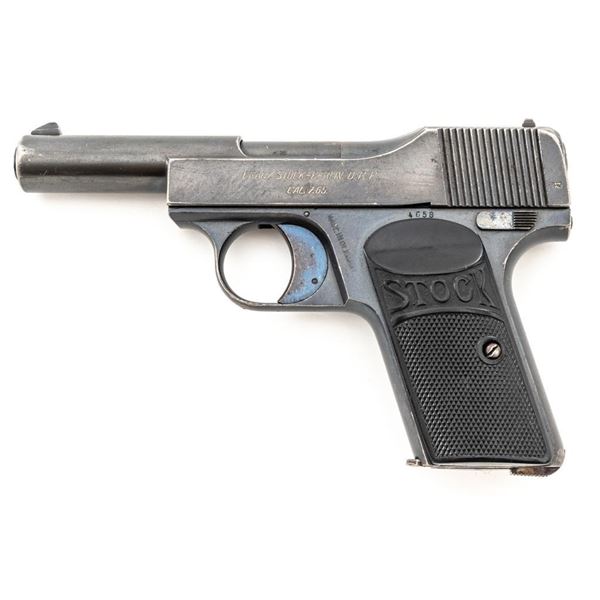 German Franz Stock Semi-Automatic Service Pistol Type I
