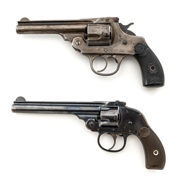 Lot of Two (2) Top-Break Double Action Revolvers by Iver Johnson & H&R