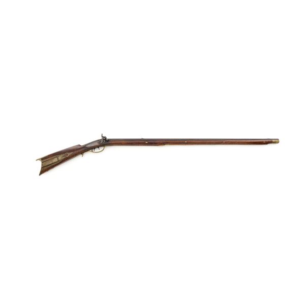 J.E. Harder Marked Full-Stock Pennsylvania Black Powder Percussion Muzzle Loading Rifle