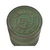 Image 3 : Lot of Three (3) Vintage Metal Gunpowder Storage Containers