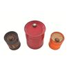 Image 1 : Lot of Three (3) Vintage Hercules Metal Gunpowder Storage Containers