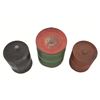 Image 7 : Large of Three (3) Circa Early 1900s Metal Gunpowder Storage Containers