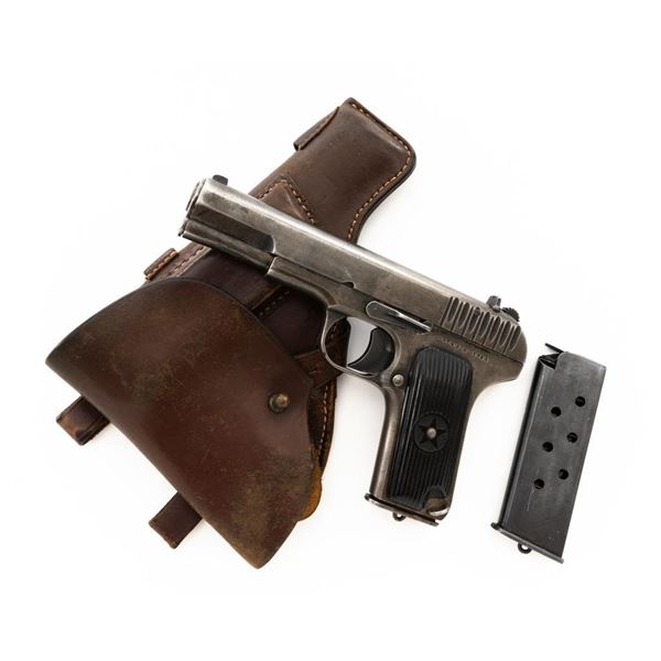 Soviet TT-33 Tokarev Semi-Automatic Pistol with Two (2) Magazines & Holster
