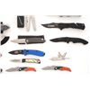Image 8 : Lot of Twenty (20) Folding and Fixed Blade Knives by SOG, Leatherman, Beretta, Benchmade, S&W, etc