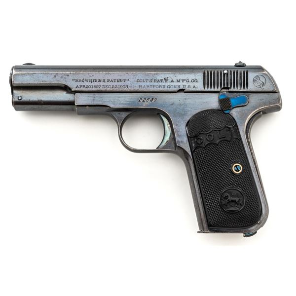 Colt Model 1903 Pocket Hammerless Type I Semi-Automatic Pistol