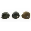 Image 1 : Lot of Three (3) Italian M33 Steel Helmets