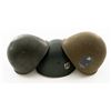 Image 2 : Lot of Three (3) Italian M33 Steel Helmets