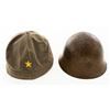 Image 1 : Japanese Type 90 Steel Helmet with Liner and Reproduction Cloth Cover