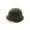 Image 3 : German M42 Steel Helmet with Replacement Black Leather Chin Strap and Tan Liner