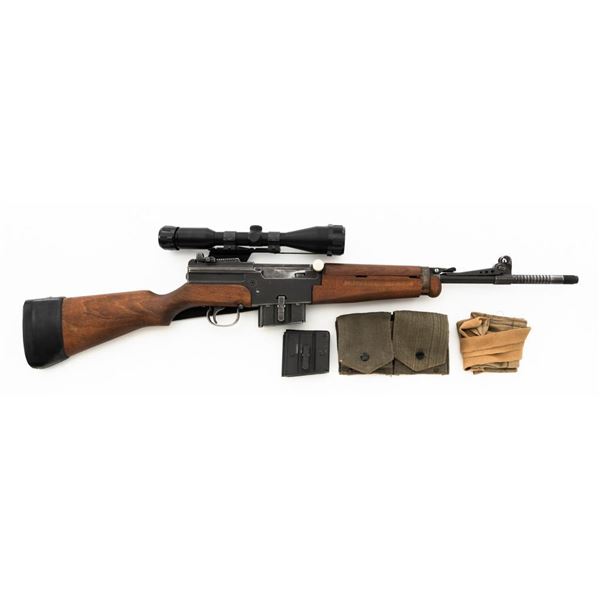 French MAS 49/56 Semi-Automatic Rifle with Scope, Two (2) Magazines, and Accessories