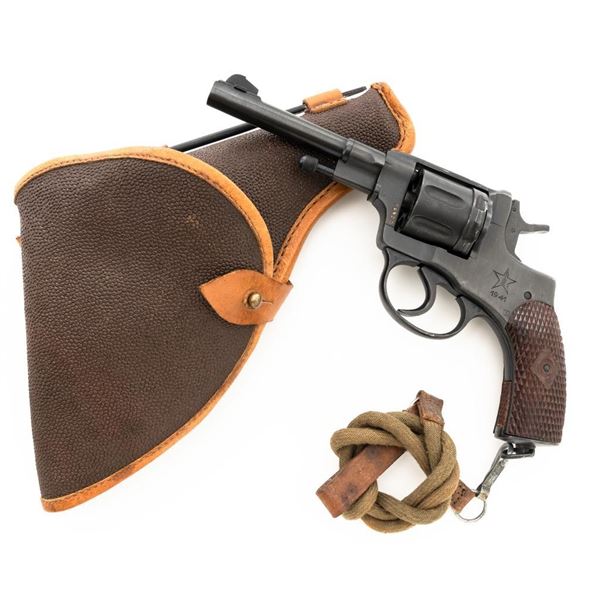 Soviet M1895 Nagant Double Action Revolver with Holster