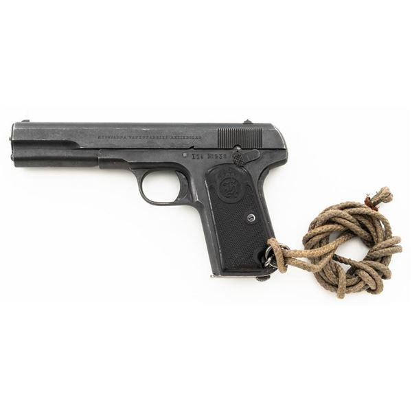Unit Marked Swedish M1907 Semi-Automatic Pistol