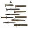 Image 1 : Lot of Five (5) Bayonets and Three (3) Scabbards