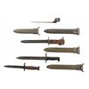 Image 4 : Lot of Five (5) Bayonets and Three (3) Scabbards