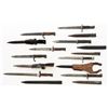 Image 2 : Lot of Eight (8) Bayonets with Scabbards