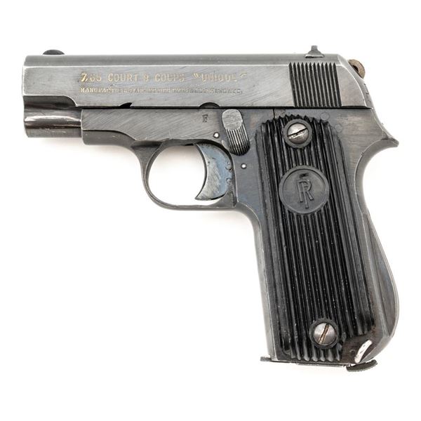 French Model 17 Unique Semi-Automatic Pistol