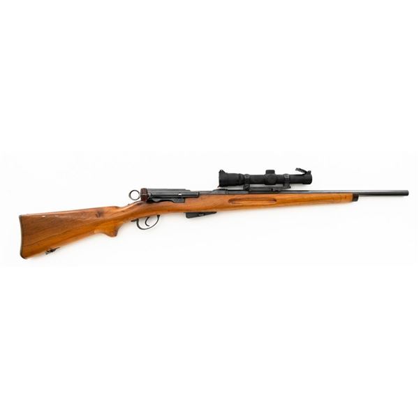Modified Swiss 96/11 Schmidt-Rubin Straight Pull Rifle with Scope