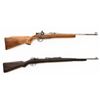 Image 1 : Lot of Two (2) Modified Bolt Action Military Rifles: 1.) Japanese Type 99 Arisaka Bolt Action Rifle